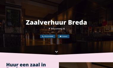 Schermafbeelding van zaal-hurenbreda.nl