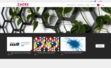 Schermafbeelding van zaitex.com