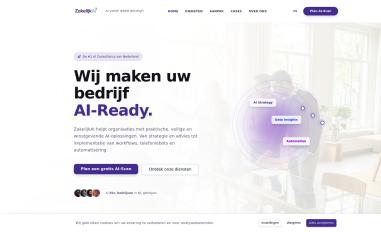Schermafbeelding van zakelijkai.com