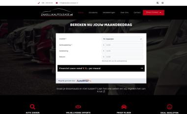 Schermafbeelding van zakelijkautolease.nl