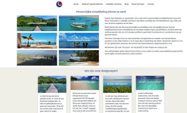 Schermafbeelding van zakelijkecoachingreizen.nl