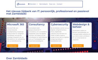 Schermafbeelding van zambidado.nl