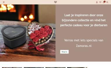 Schermafbeelding van zamoras.nl
