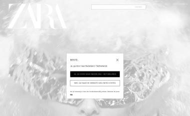 Schermafbeelding van zara.nl