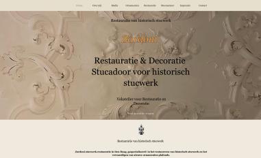 Schermafbeelding van zardoni.nl