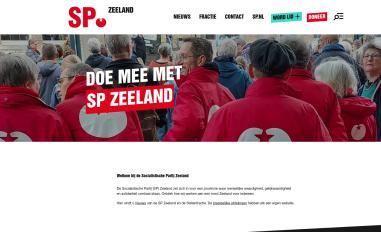 Schermafbeelding van zeeland.sp.nl