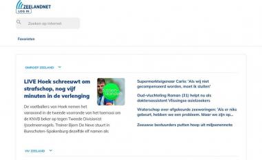Schermafbeelding van zeelandnet.nl