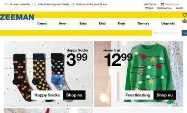 Schermafbeelding van zeeman.com