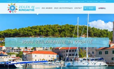 Schermafbeelding van zeileninkroatie.nl