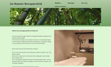 Schermafbeelding van zen-moments.nl