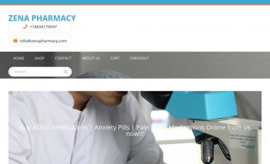 Schermafbeelding van zenapharmacy.com