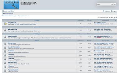 Schermafbeelding van zendamateur.com