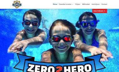 Schermafbeelding van zero2hero.nl