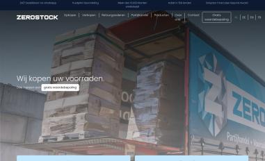 Schermafbeelding van zerostock.nl