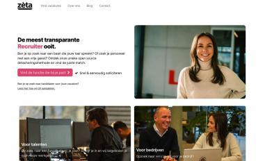 Schermafbeelding van zeta-talent.com