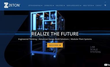 Schermafbeelding van zeton.com