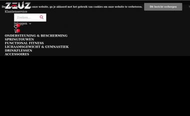 Schermafbeelding van zeuzfitness.com
