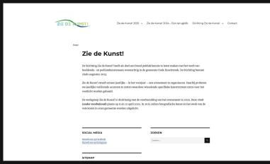 Schermafbeelding van ziedekunst.nl