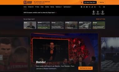 Schermafbeelding van ziggosport.nl
