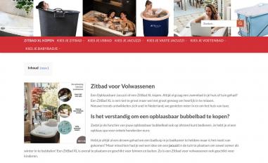 Schermafbeelding van zitbadxl.nl