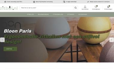 Schermafbeelding van zitbal.nl