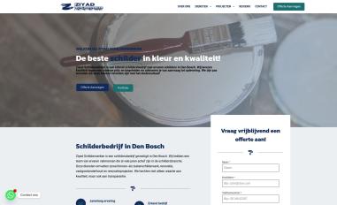 Schermafbeelding van ziyadschilderwerkengipsdecoratie.nl