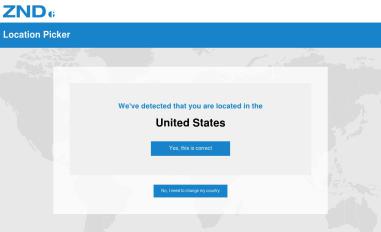 Schermafbeelding van znd.com