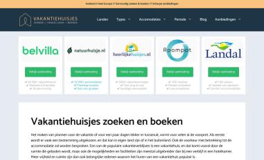 Schermafbeelding van zoekvakantiehuisje.nl