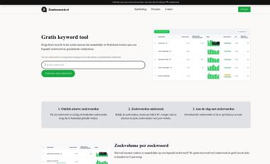 Schermafbeelding van zoekwoord.nl