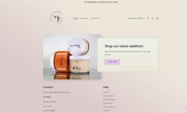 Schermafbeelding van zoetjes-skin.com