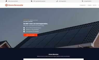 Schermafbeelding van zonnerenovatie.nl