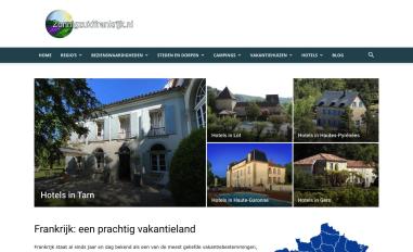 Schermafbeelding van zonnigzuidfrankrijk.nl