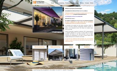 Schermafbeelding van zonweringen-helmond.nl