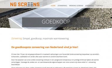 Schermafbeelding van zonweringvoorthuis.nl