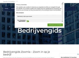 Schermafbeelding van zoomla.nl