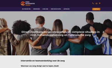 Schermafbeelding van zorginterventiegroep.nl