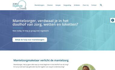 Schermafbeelding van zorgregelhulp.nl