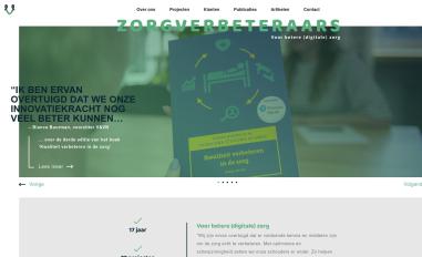 Schermafbeelding van zorgverbeteraars.nl