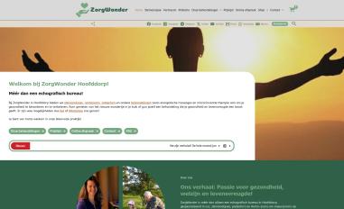 Schermafbeelding van zorgwonder.nl