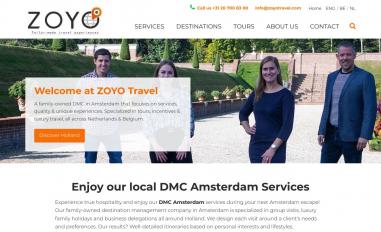 Schermafbeelding van zoyotravel-dmc.com