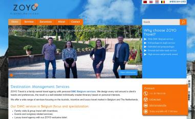 Schermafbeelding van zoyotravel.be