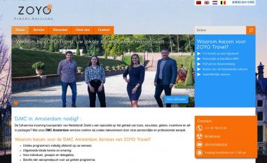 Schermafbeelding van zoyotravel.nl