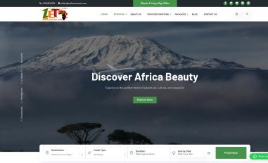 Schermafbeelding van zufanecotour.com