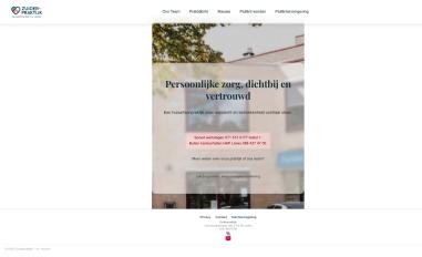 Schermafbeelding van zuiderpraktijk.nl