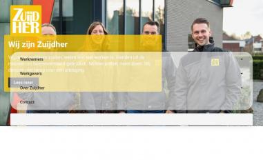 Schermafbeelding van zuijdher.nl