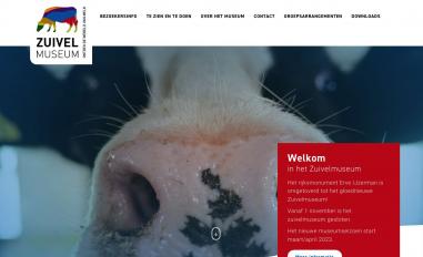 Schermafbeelding van zuivelmuseum.nl
