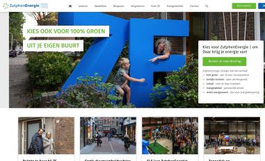 Schermafbeelding van zutphenenergie.nl