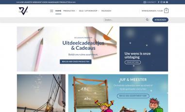 Schermafbeelding van zvcreations.nl