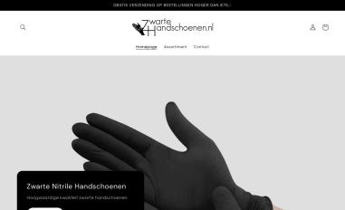 Schermafbeelding van zwartehandschoenen.nl