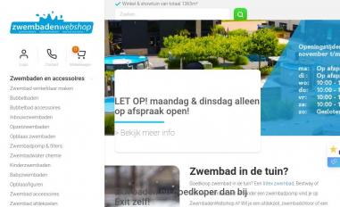 Schermafbeelding van zwembadenwebshop.nl